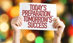 Today's Preparation...Tomorrow's Success placard